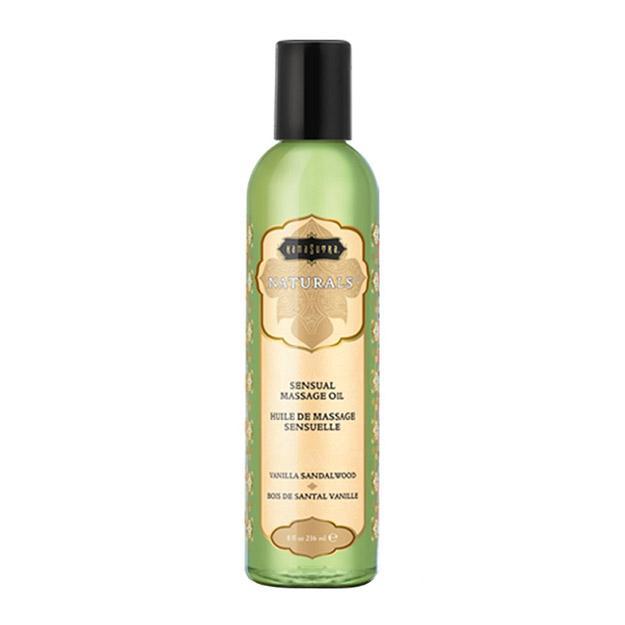 Naturals Massage Oil Vanilla Sandalwood (8oz) - Lubes - The Rabbit Hole Life