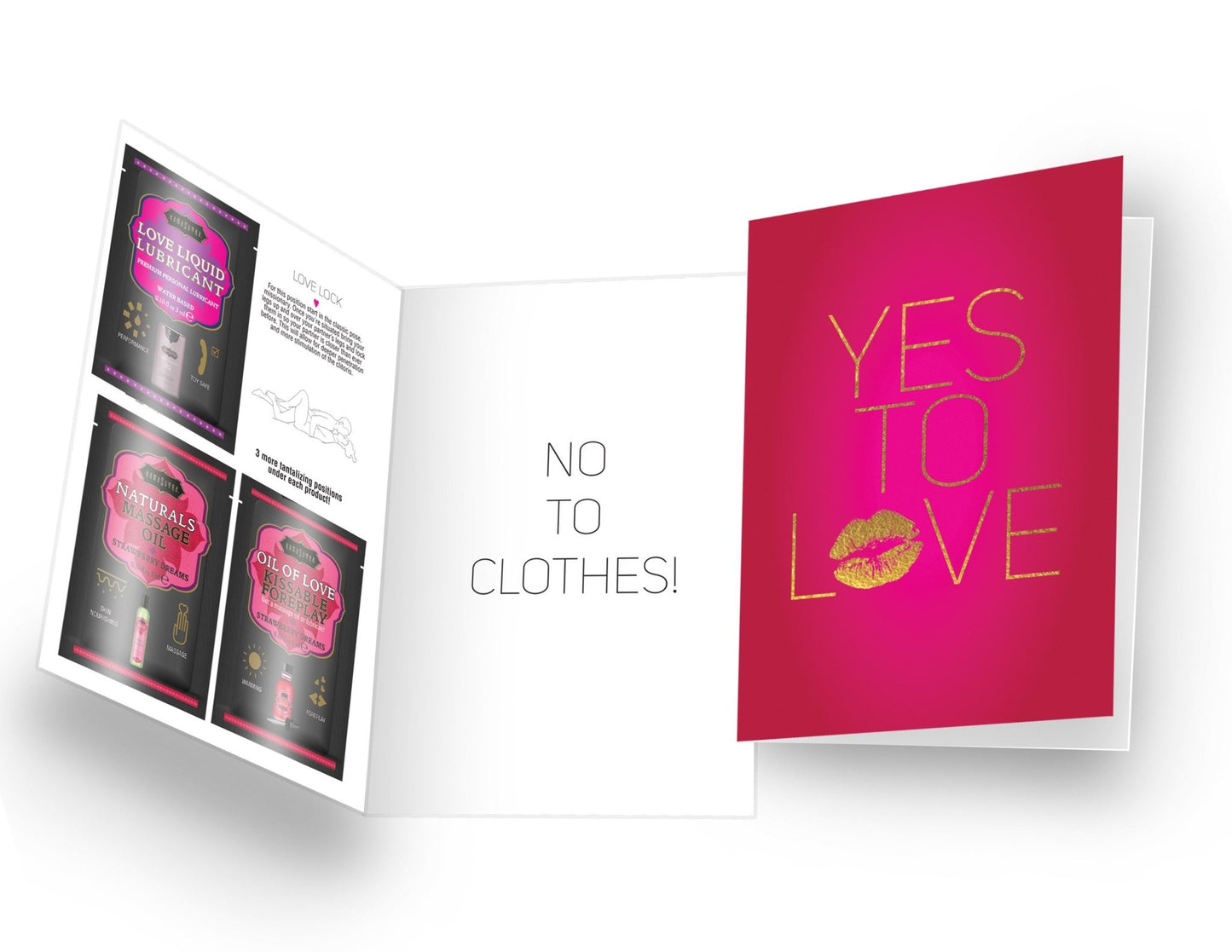 Naughty Notes Yes To Love...No To Clothes! - Accessories / Miscellaneous - The Rabbit Hole Life