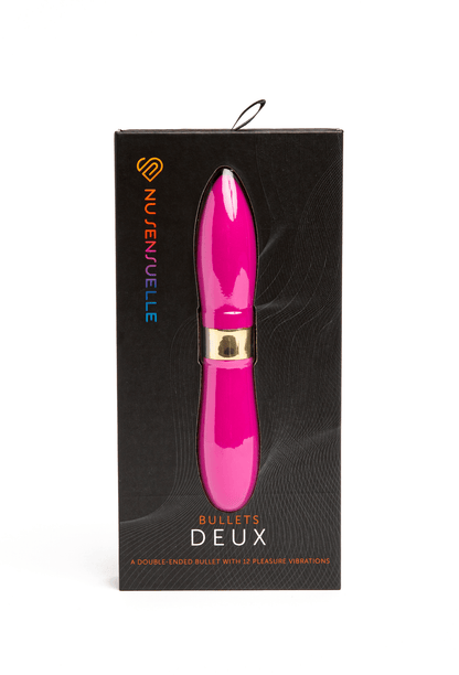 Nu Sensuelle DOUBLE ENDED DEUX BULLET - MAGENTA - Vibrators - The Rabbit Hole Life