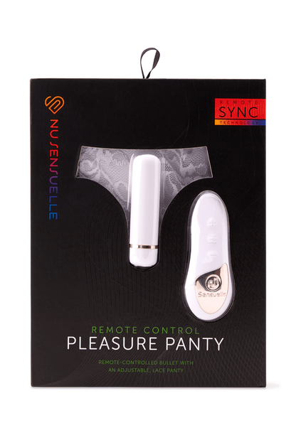 Nu Sensuelle PLEASURE PANTY - WHITE - Vibrators - The Rabbit Hole Life