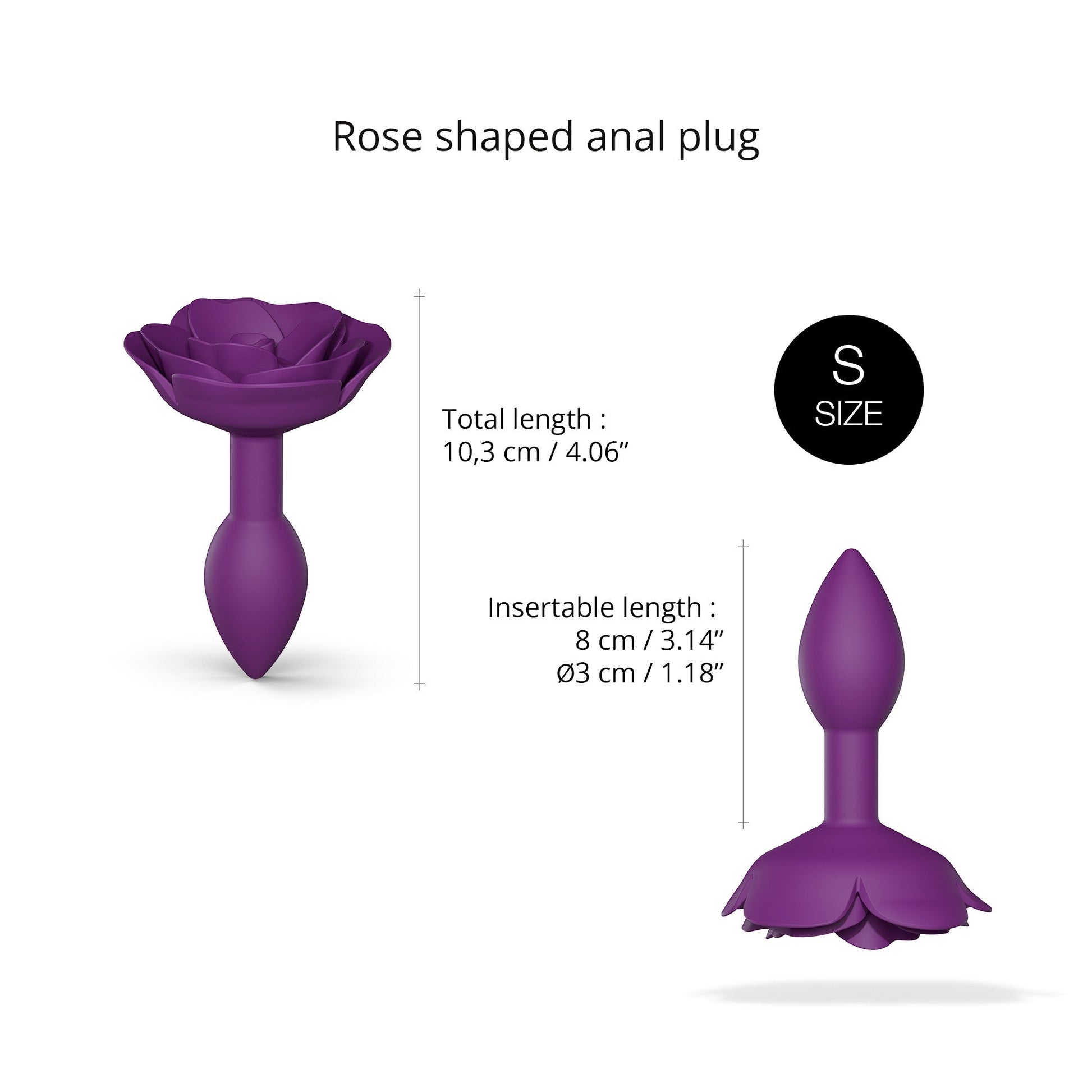 OPEN ROSES S SIZE - PURPLE RAIN - Anal Toys - The Rabbit Hole Life