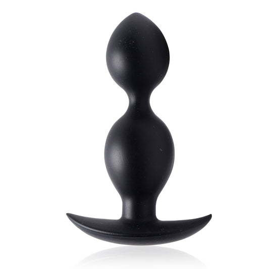 Orbs Steel Weighted Duotone Silicone Anal Plug - Butt - The Rabbit Hole Life