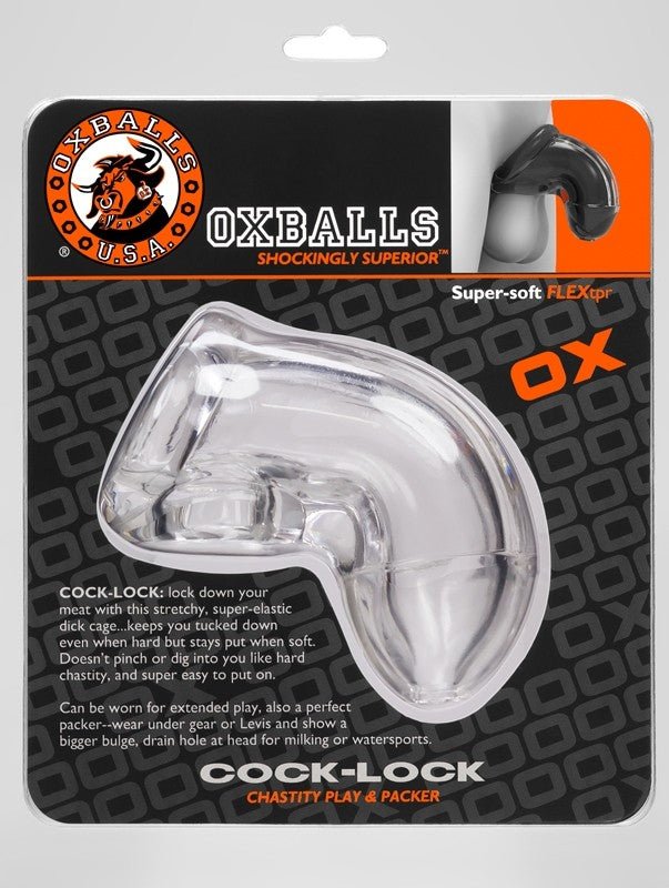 Oxballs COCK-LOCK, chastity - CLEAR - BDSM - The Rabbit Hole Life