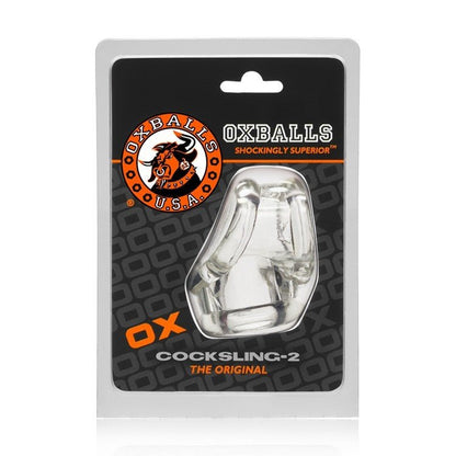 Oxballs COCKSLING-2, sling - CLEAR - For Him - The Rabbit Hole Life