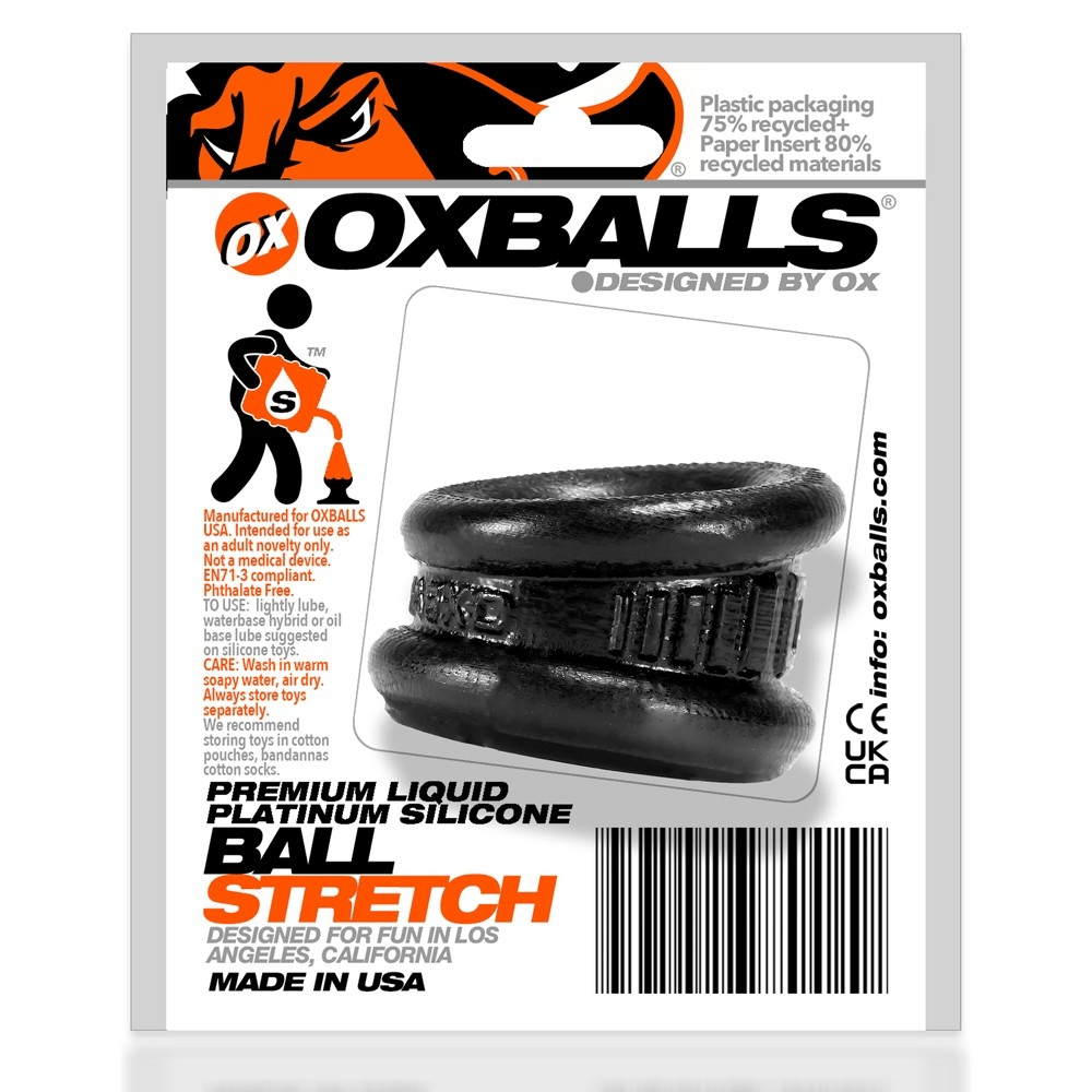 Oxballs NEO ANGLE, ballstretcher - BLACK - For Him - The Rabbit Hole Life