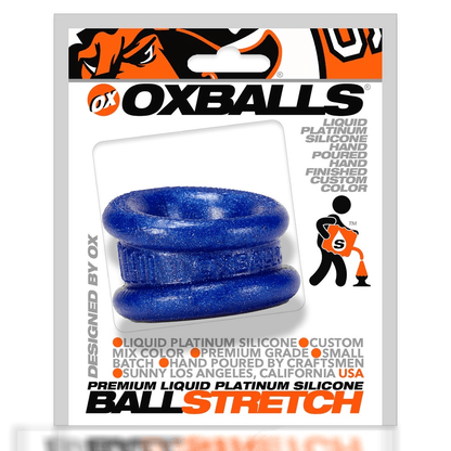 Oxballs NEO ANGLE, ballstretcher - BLUEBALLS METALLIC - For Him - The Rabbit Hole Life