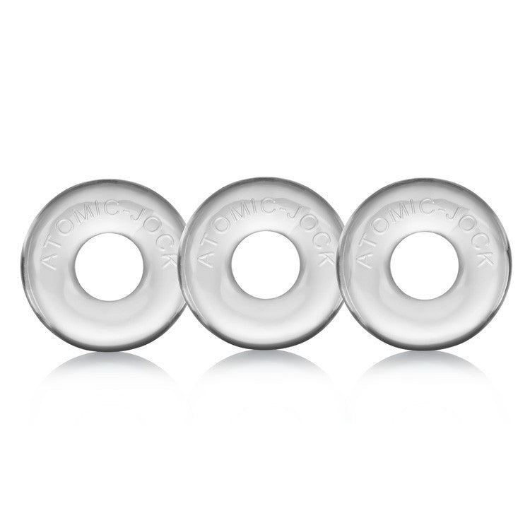 Oxballs RINGER, 3-pack of DO-NUT-1 - CLEAR - For Him - The Rabbit Hole Life