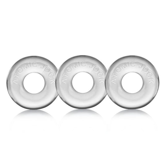 Oxballs RINGER, 3-pack of DO-NUT-1 - CLEAR - For Him - The Rabbit Hole Life