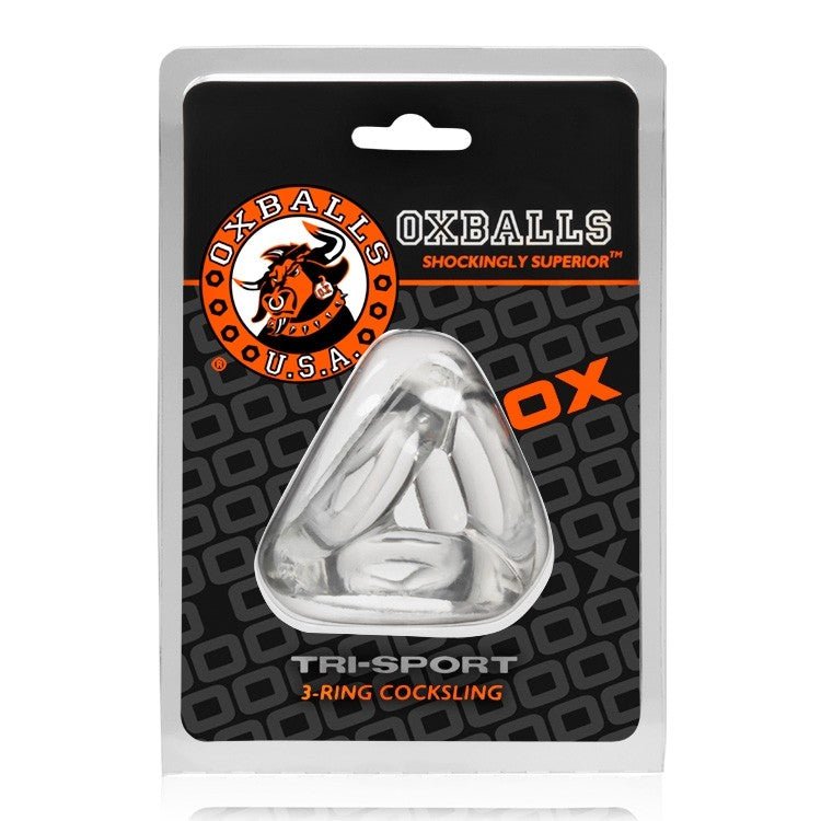 Oxballs TRI-SPORT, cocksling - CLEAR - For Him - The Rabbit Hole Life