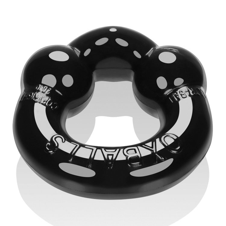 Oxballs ULTRABALLS, 2-pack cockring - BLACK & CLEAR - For Him - The Rabbit Hole Life