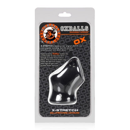 Oxballs UNIT-X STRETCH, cocksling & ballstretcher - BLACK - For Him - The Rabbit Hole Life