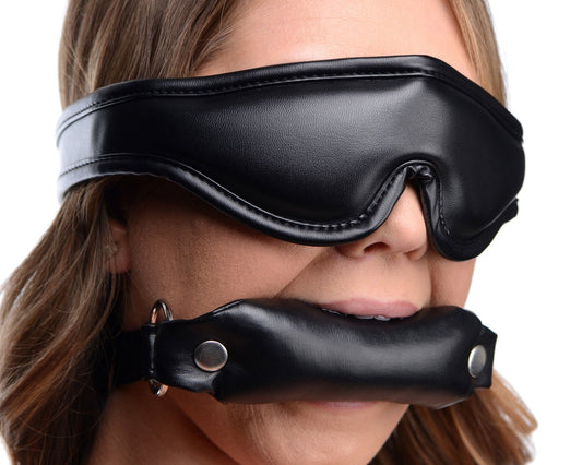 Padded Blindfold and Gag Set - Hoods - The Rabbit Hole Life