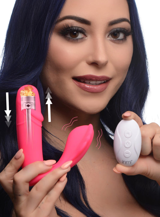 Panty Thumper 7X Thumping Silicone Vibrator with Remote Control - vibesextoys - The Rabbit Hole Life