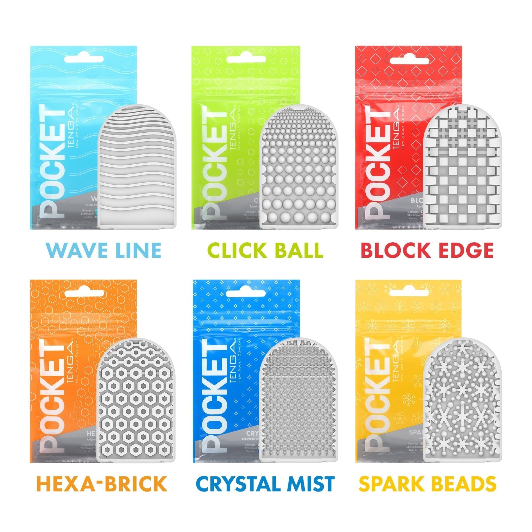 POCKET TENGA BLOCK EDGE - For Him - The Rabbit Hole Life