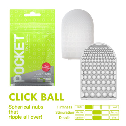 POCKET TENGA CLICK BALL - For Him - The Rabbit Hole Life