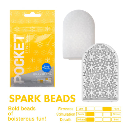 POCKET TENGA SPARK BEADS - For Him - The Rabbit Hole Life