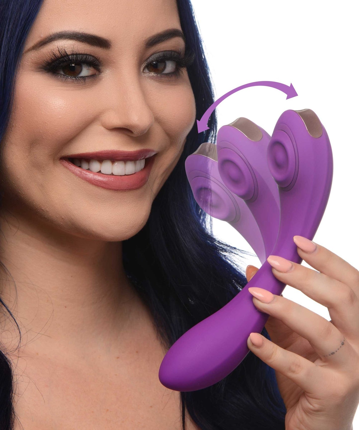 Pose Plus 10X Pulsing Bendable Silicone Vibrator - vibesextoys - The Rabbit Hole Life