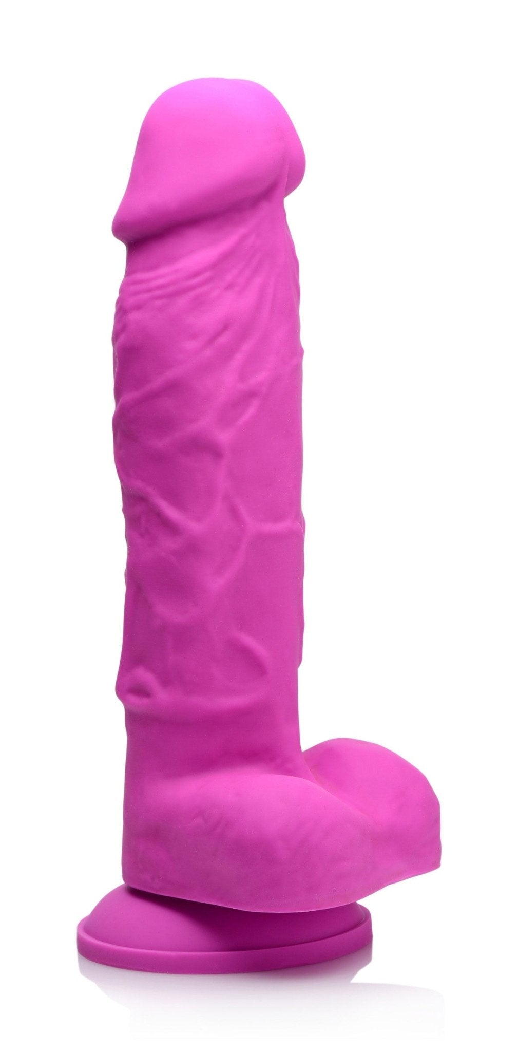 Power Pecker 7 Inch Silicone Dildo with Balls - Dildos - The Rabbit Hole Life