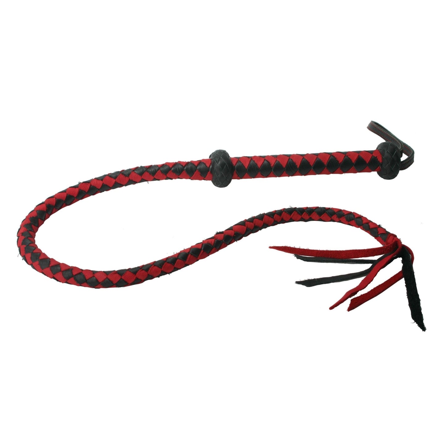 Premium and Black Leather Whip - Impact - The Rabbit Hole Life