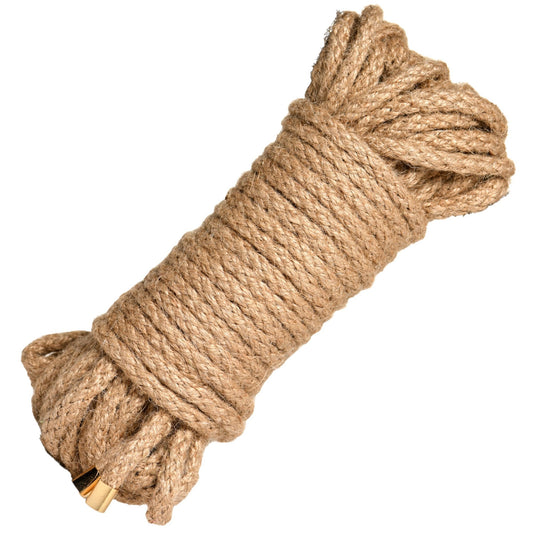 Premium Braided Jute Bondage Rope - 50 Feet - LeatherR - The Rabbit Hole Life