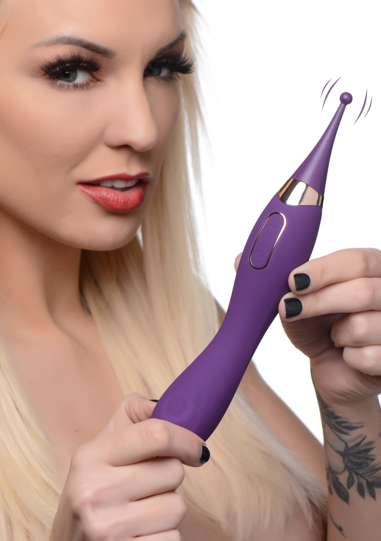 Pulsing G-spot Pinpoint Silicone Vibrator with Attachments - vibesextoys - The Rabbit Hole Life