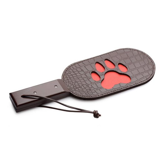 Puppy Paw Leather Paddle - paddles - The Rabbit Hole Life