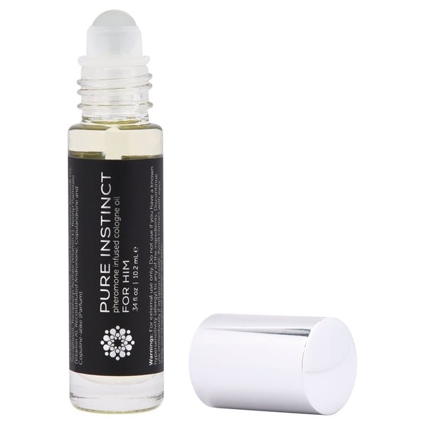 PURE INSTINCT Pheromone Cologne Oil Roll-On For Him .34oz | 10mL - Lubes - The Rabbit Hole Life