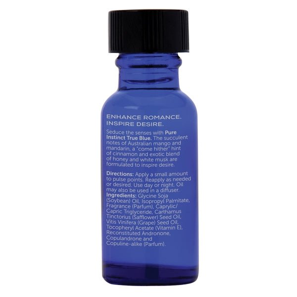 PURE INSTINCT Pheromone Fragrance Oil True Blue .5oz | 15mL - Lubes - The Rabbit Hole Life