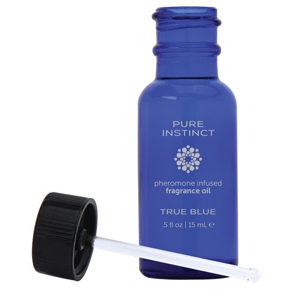 PURE INSTINCT Pheromone Fragrance Oil True Blue .5oz | 15mL - Lubes - The Rabbit Hole Life