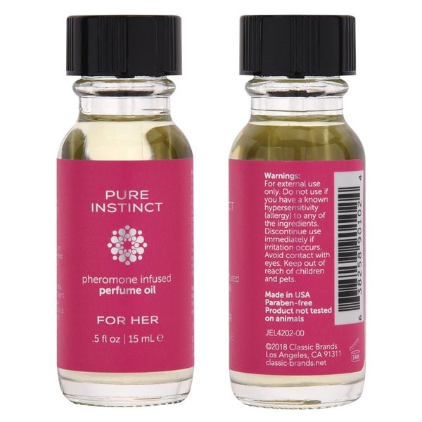 PURE INSTINCT Pheromone Perfume Oil For Her .5oz | 15mL - Lubes - The Rabbit Hole Life