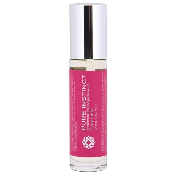 PURE INSTINCT Pheromone Perfume Oil Roll-On For Her .34oz | 10mL - Lubes - The Rabbit Hole Life
