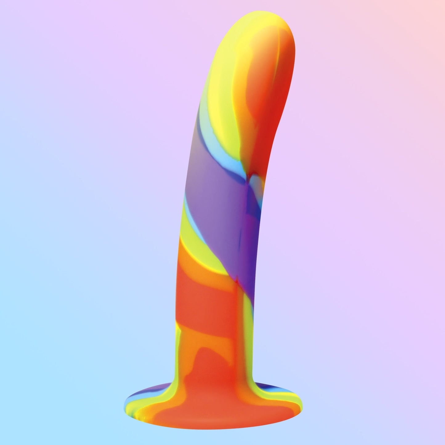 Rainbow Silicone Dildo - Dildos - The Rabbit Hole Life