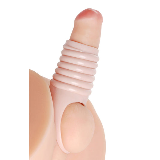 Really Ample Ribbed Penis Enhancer Sheath - penis-extenders - The Rabbit Hole Life