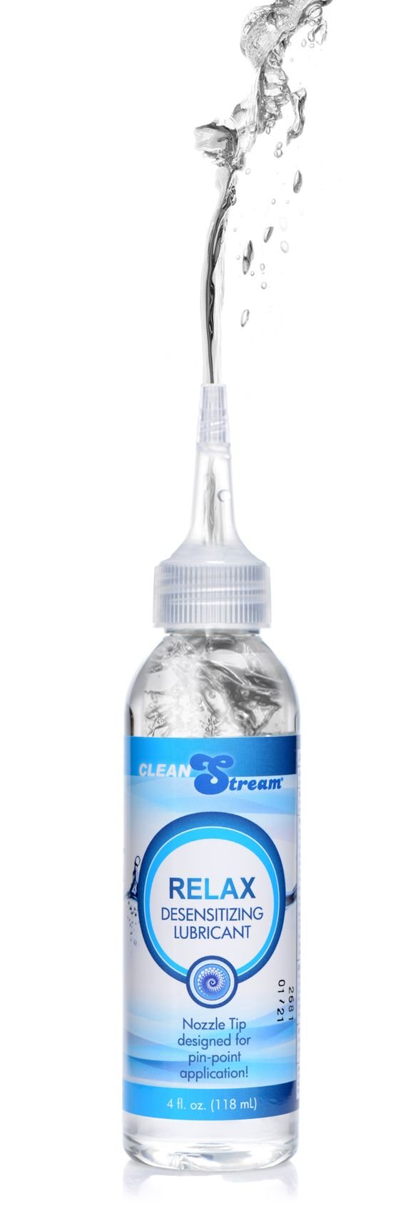 Relax Desensitizing Lubricant With Nozzle Tip - 8 oz. - lubes - The Rabbit Hole Life