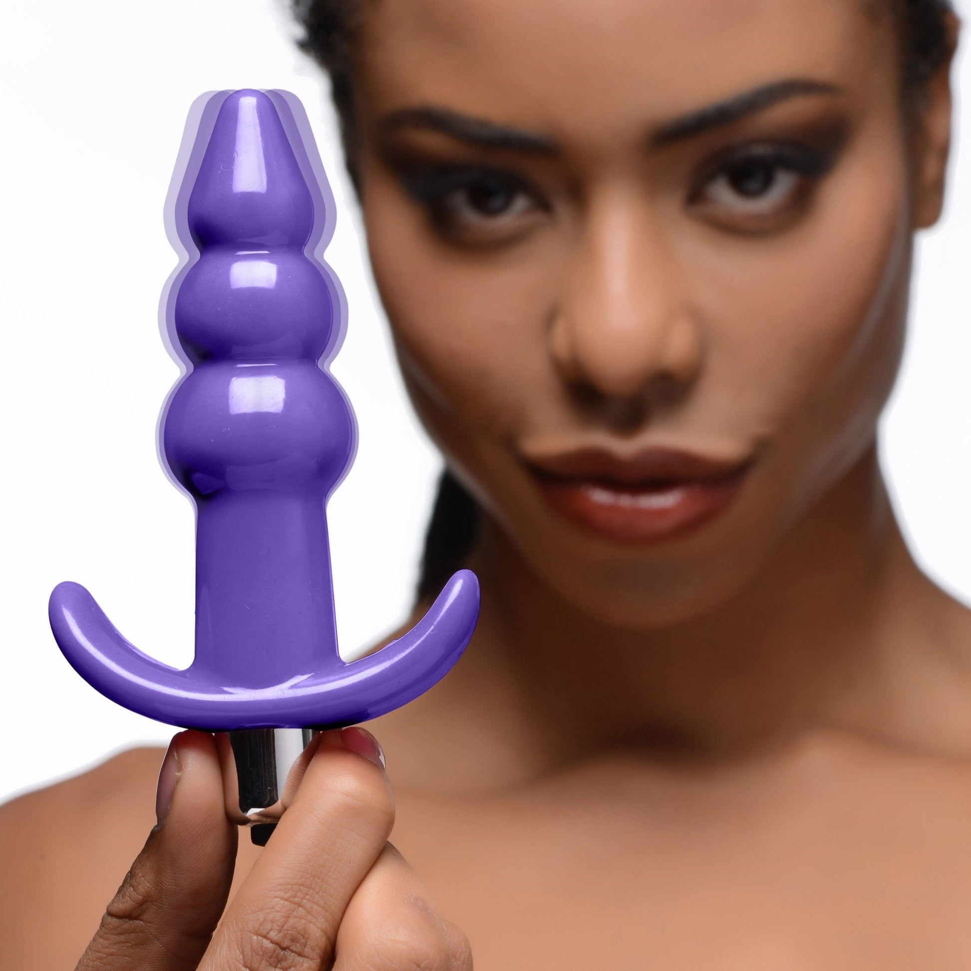 Ribbed Vibrating Butt Plug - vibesextoys - The Rabbit Hole Life