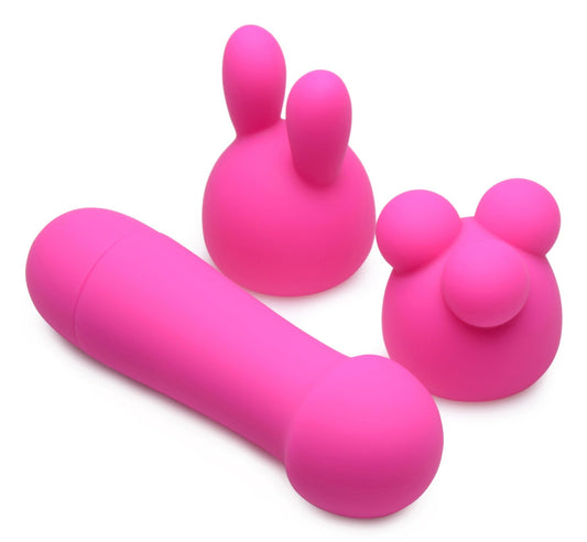 Rocket Mini Wand with 2 Attachments - vibesextoys - The Rabbit Hole Life