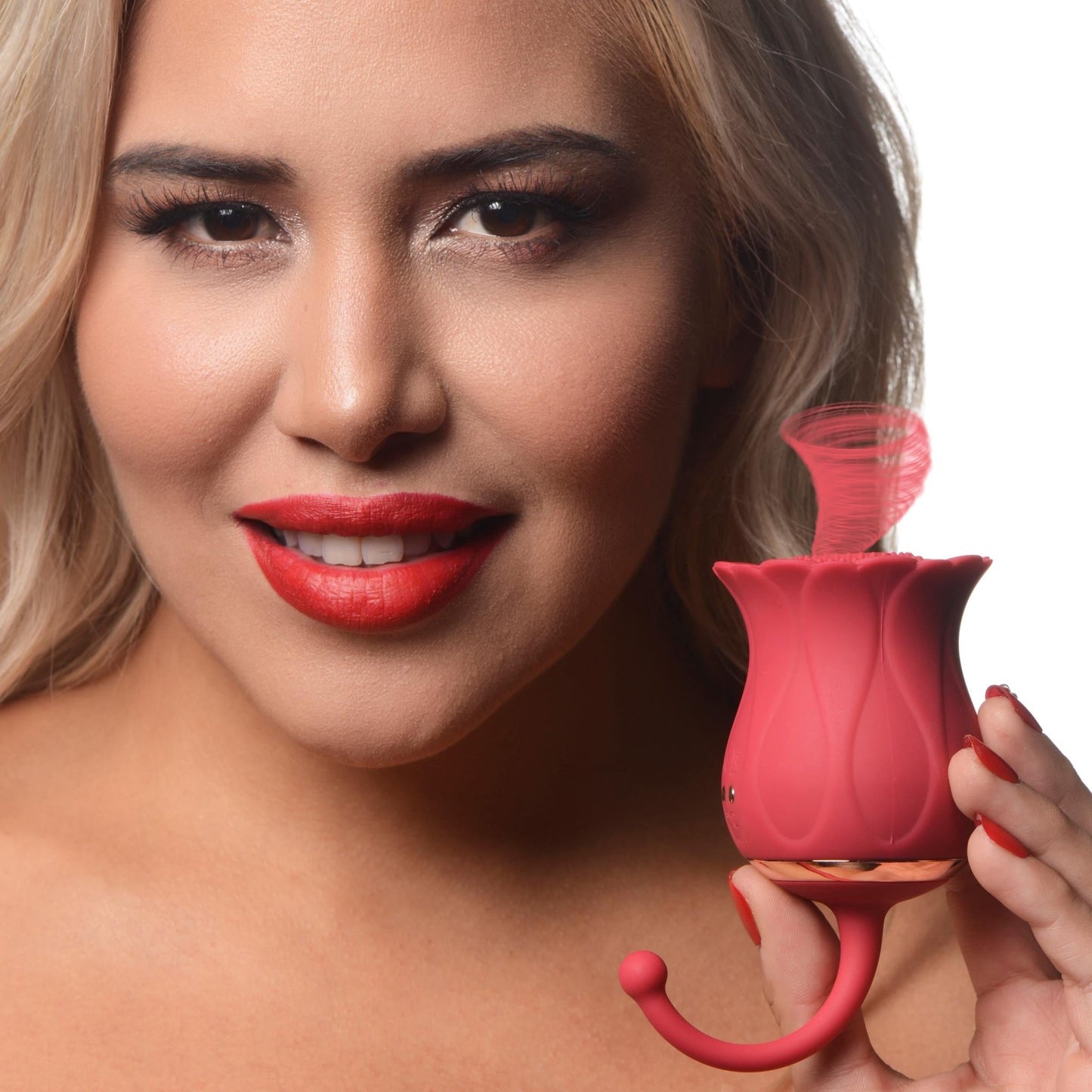 Royalty Rose Textured Suction Clit Stimulator - vibesextoys - The Rabbit Hole Life