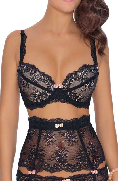 Roza Ambre Push Up Bra Black - The Rabbit Hole Life