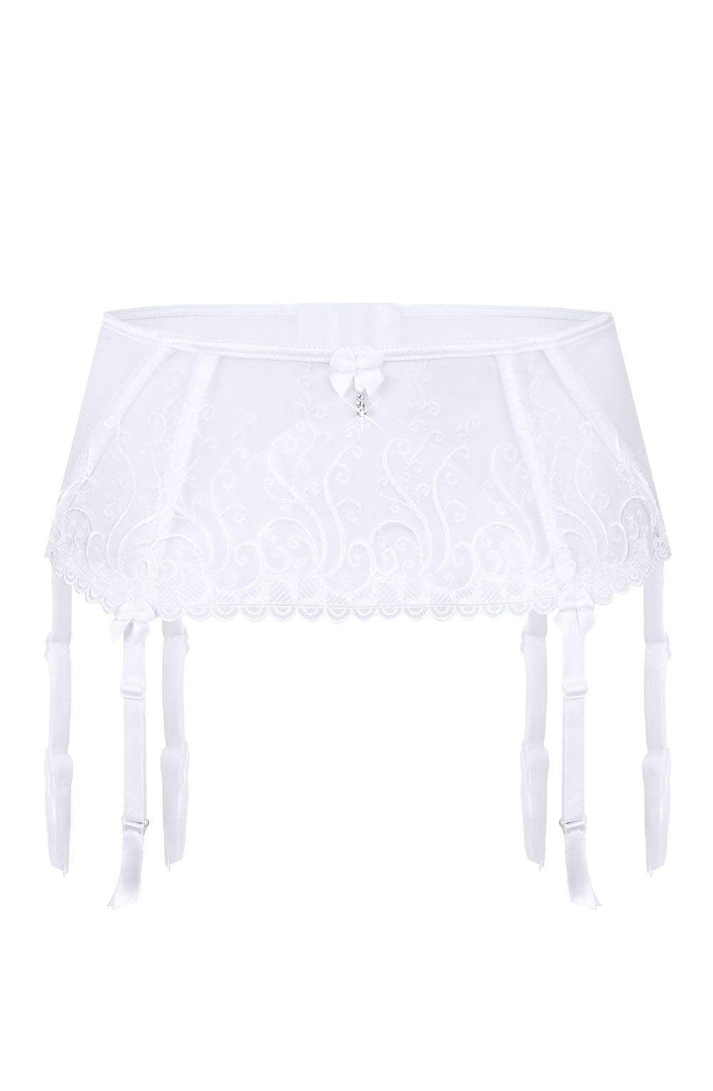 Roza Anuk Suspender Belt White - The Rabbit Hole Life