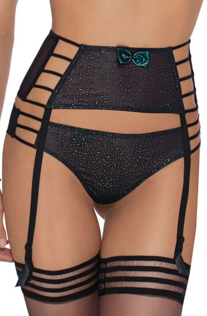 Roza Ilaris Suspender Belt Black - The Rabbit Hole Life