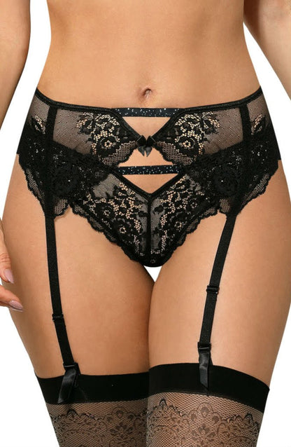 Roza Kena Black Suspender Belt - The Rabbit Hole Life