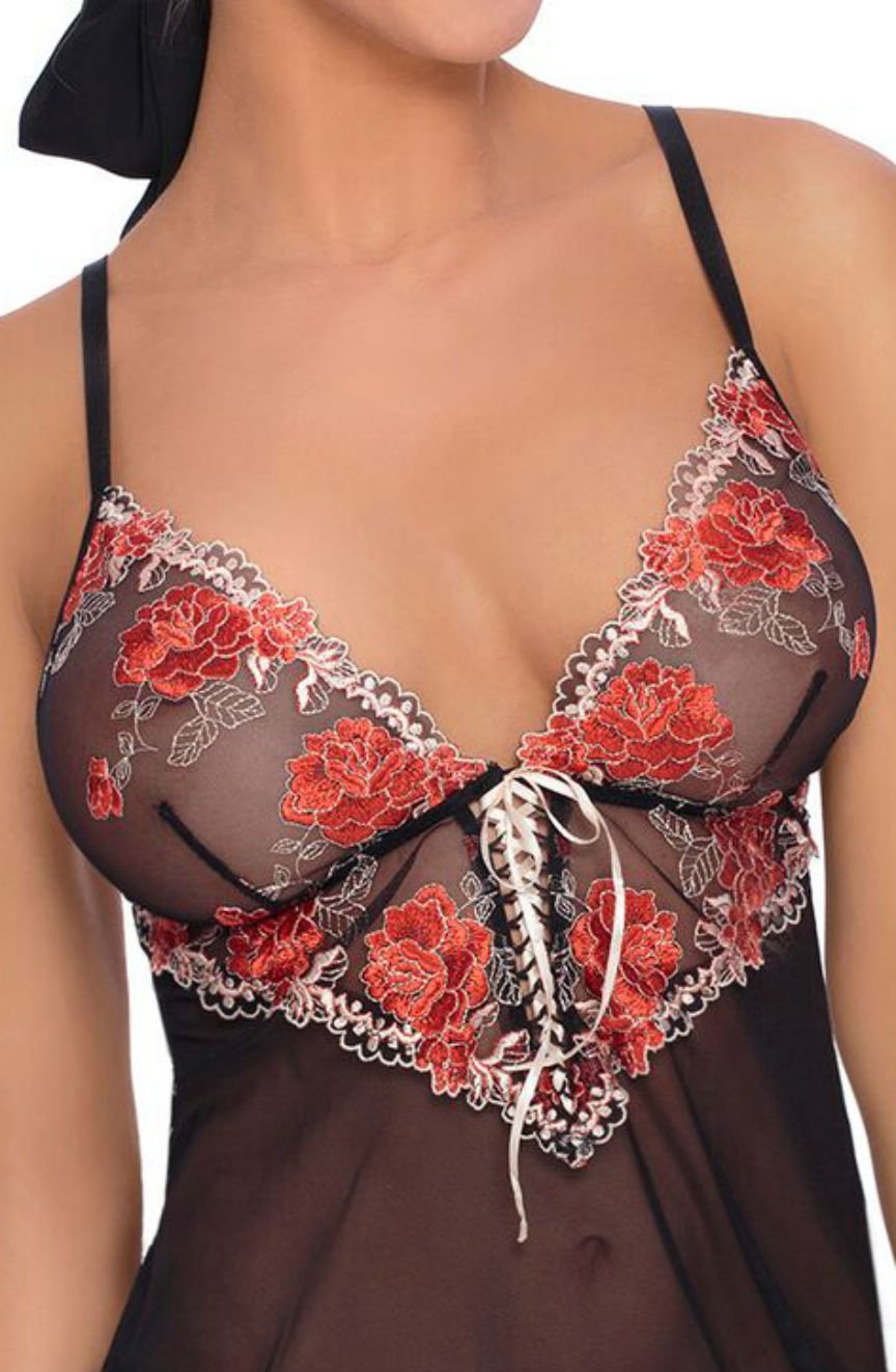 Roza Natali Chemise Black - The Rabbit Hole Life