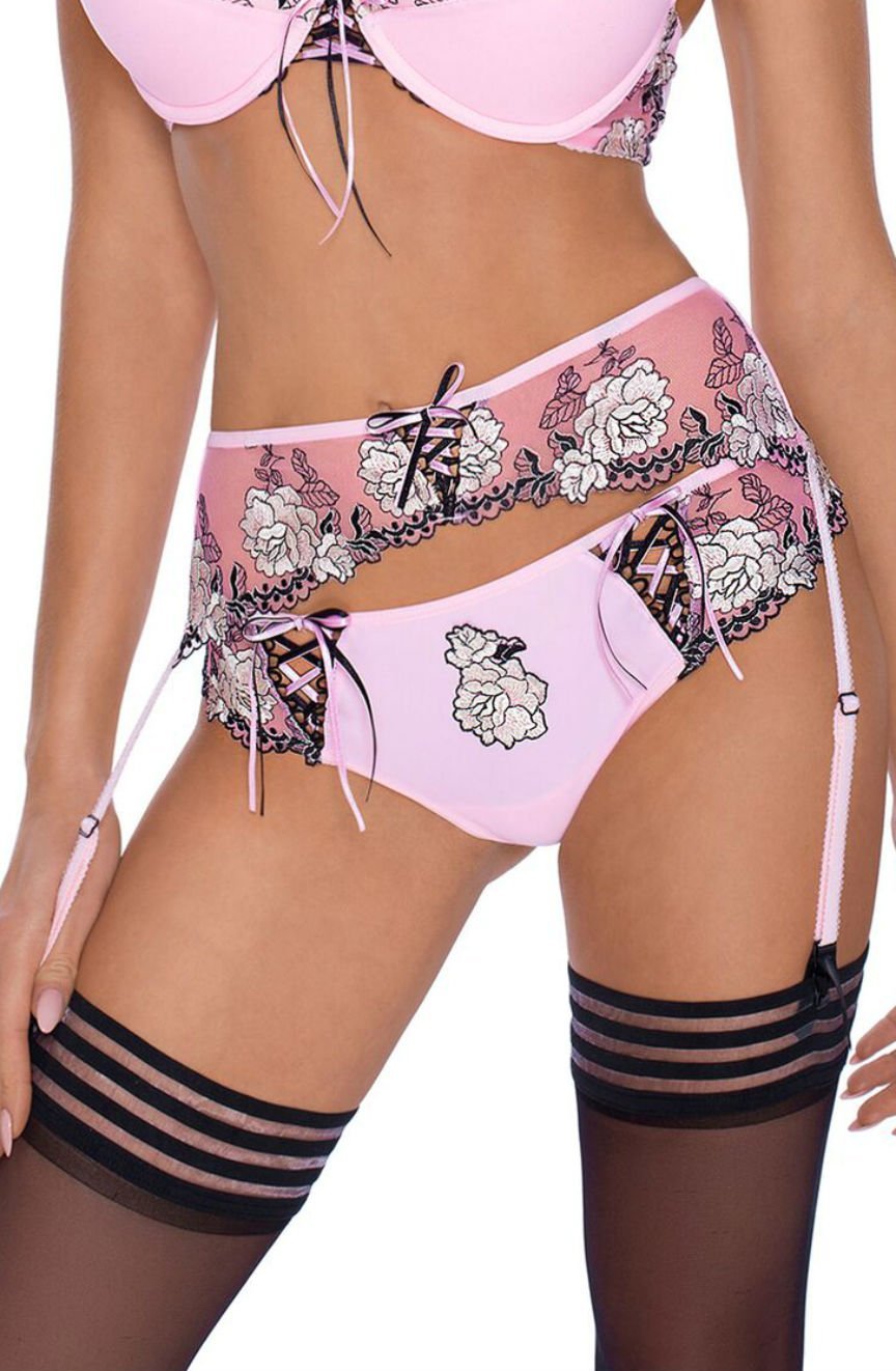 Roza Natali Pink Susp Belt - The Rabbit Hole Life