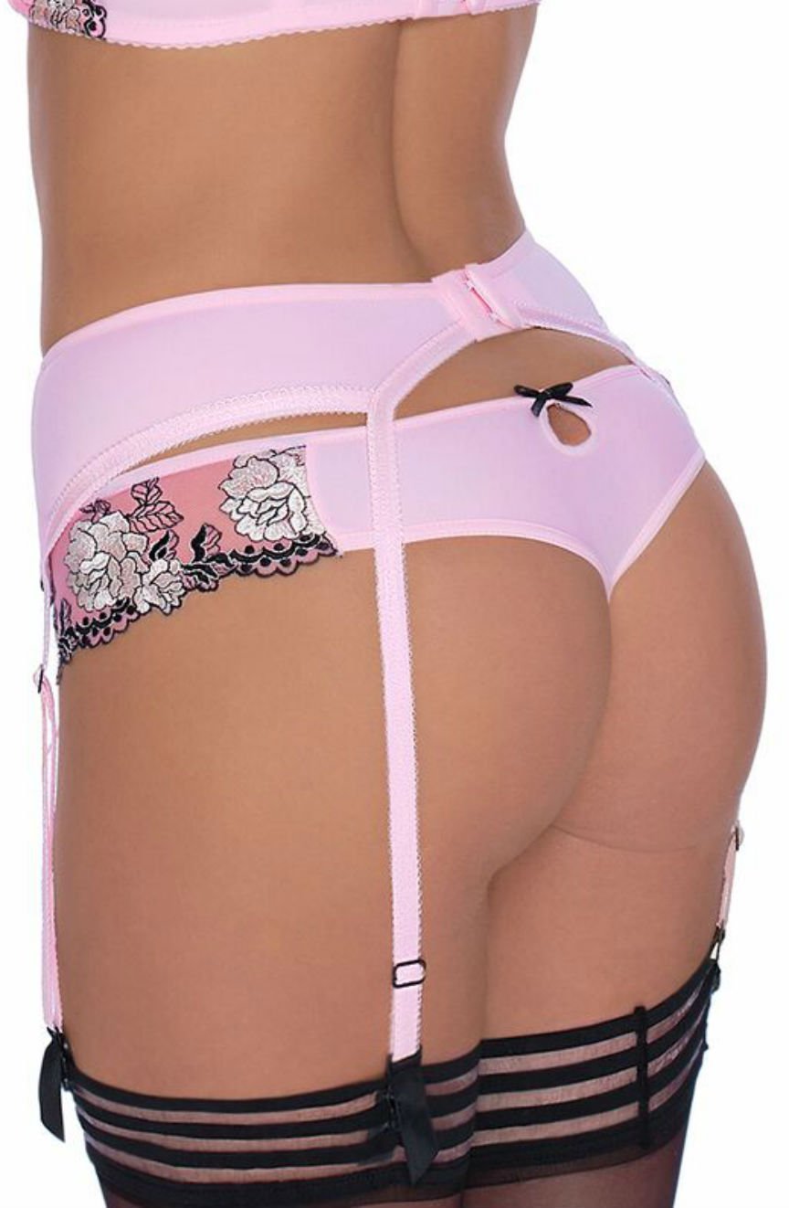 Roza Natali Pink Susp Belt - The Rabbit Hole Life