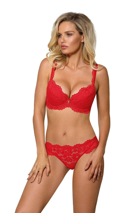 Roza Newia Red Push Up - The Rabbit Hole Life