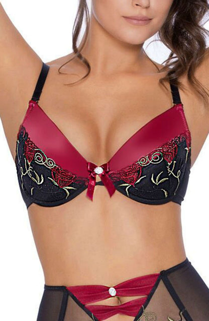 Roza Rufina Push Up Bra Black - The Rabbit Hole Life