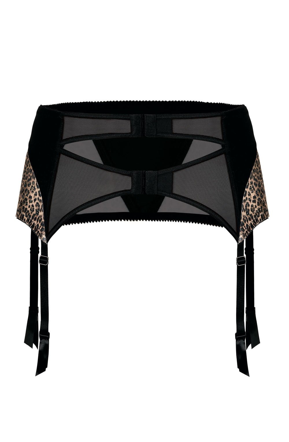 Roza Zoje Suspender Belt Black - The Rabbit Hole Life