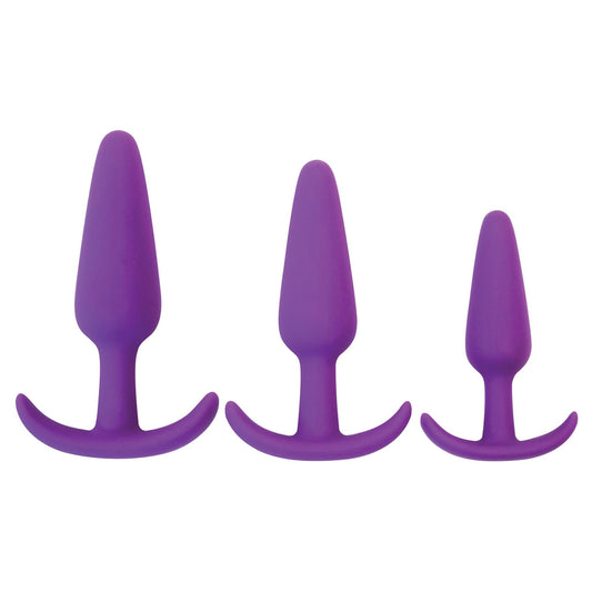 Rump Rockers 3 Piece Silicone Anal Plug Set - vibesextoys - The Rabbit Hole Life