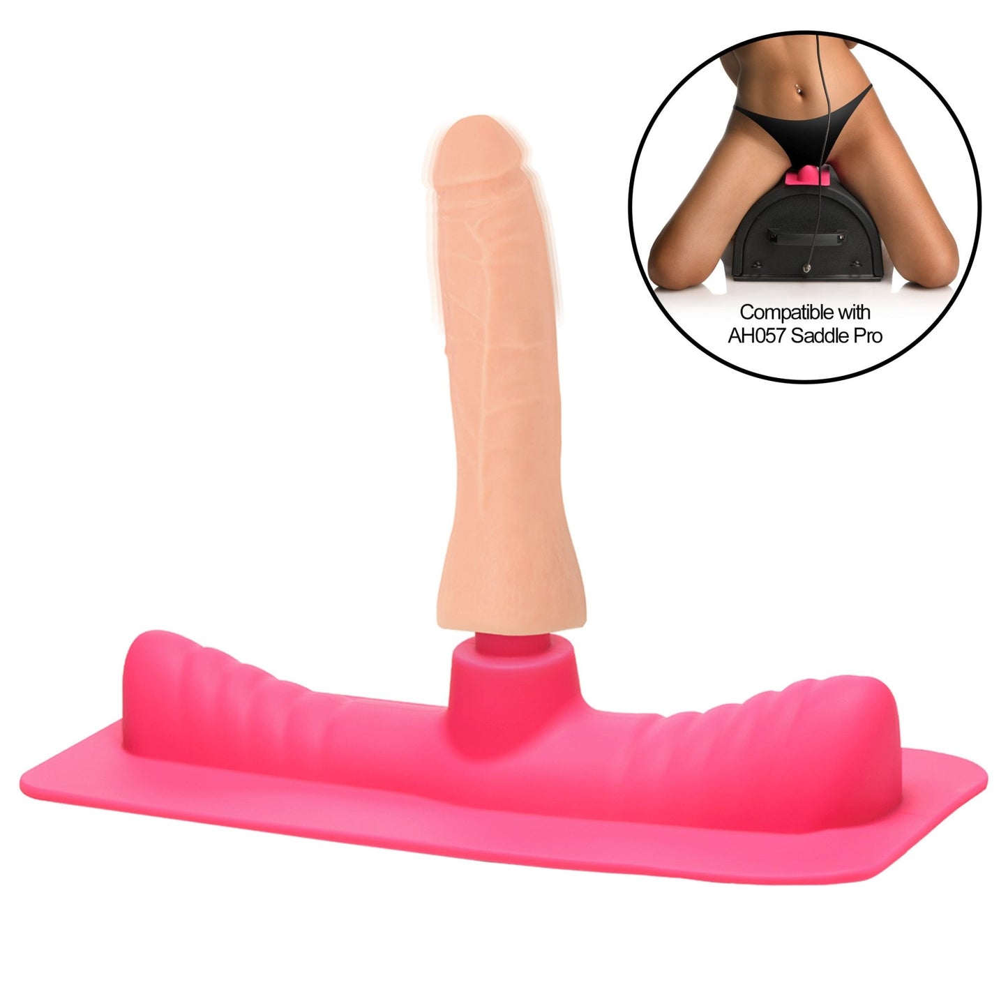 Saddle Adapter with Dildo - machine-accessories - The Rabbit Hole Life