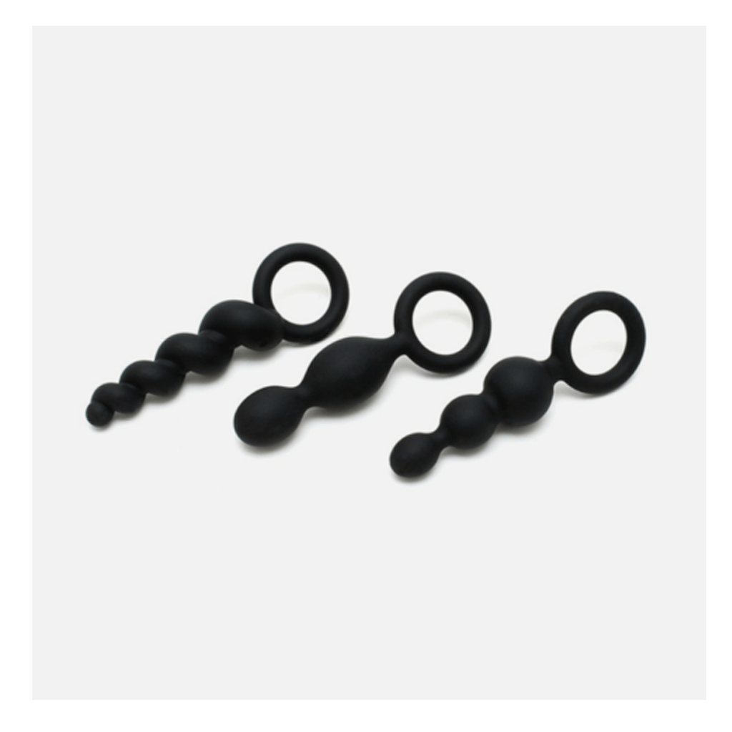 Satisfyer Booty Call (set of 3) (Black) - black - Other - The Rabbit Hole Life